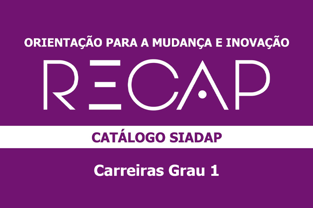 ReCAP: Orientação para a Mudança e Inovação - Carreiras Grau 1